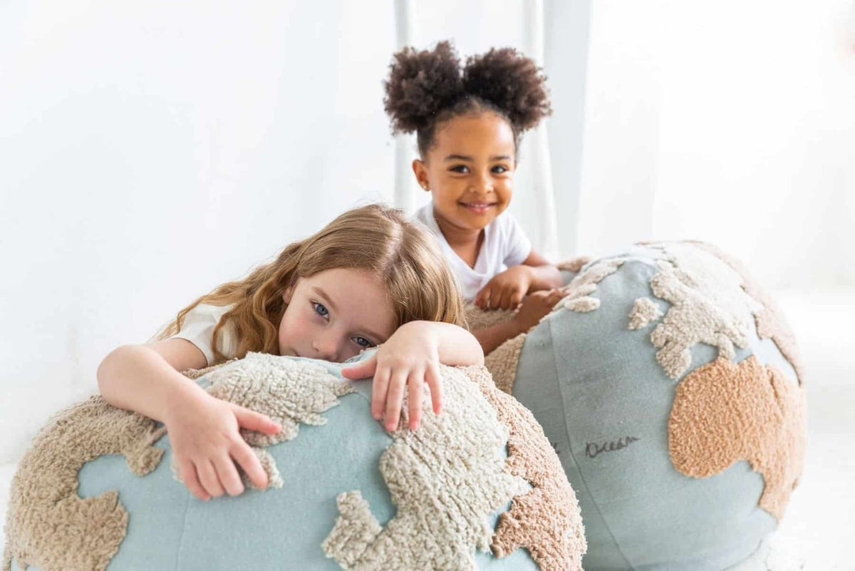 Lorena Canals Pouf World Map