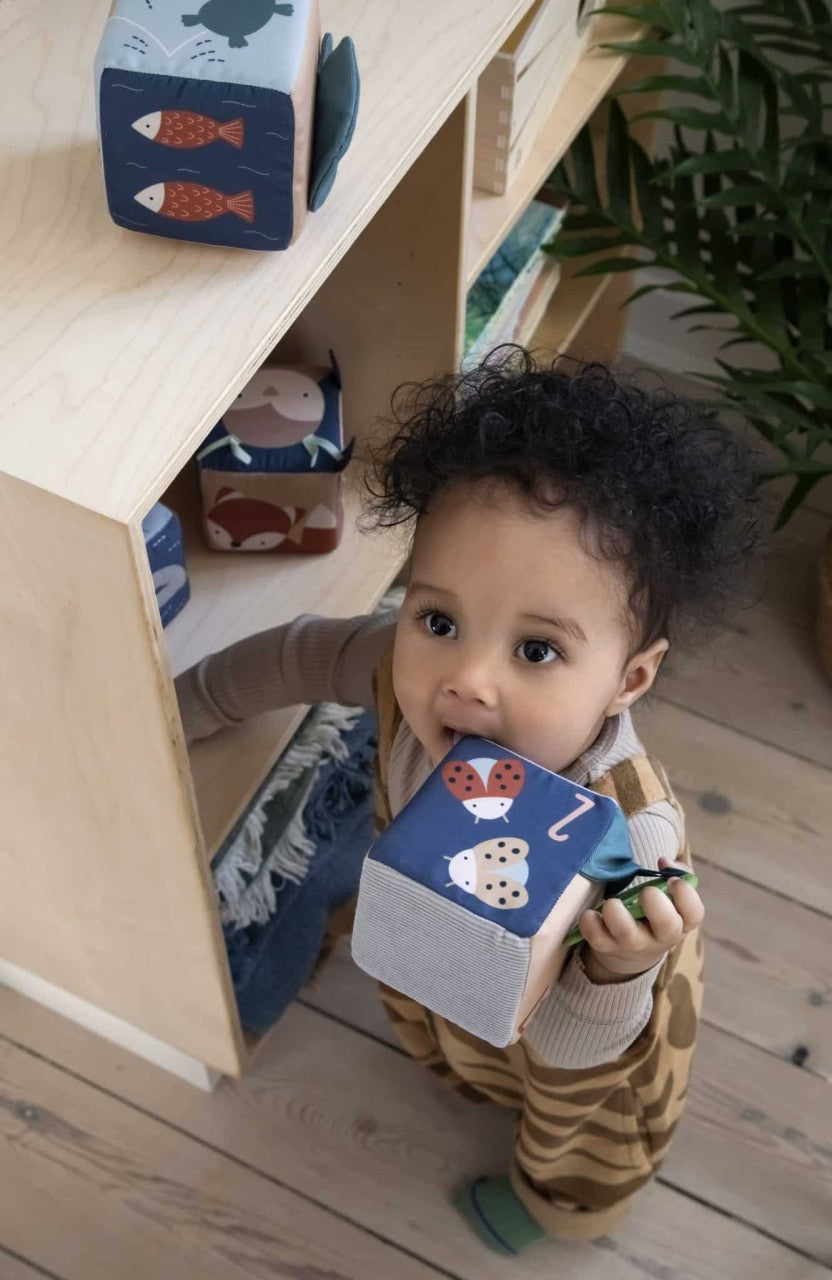 Sebra Blocs de tissu pour bébé 4 pcs.