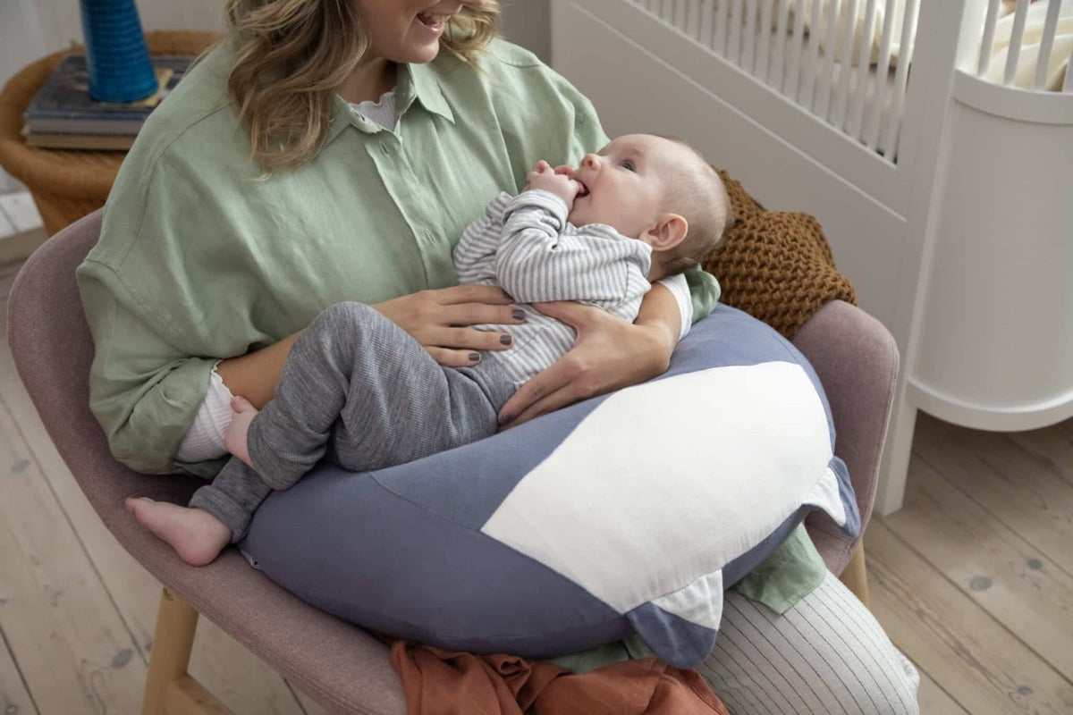 Sebra nursing pillow, Zappy the squirrel