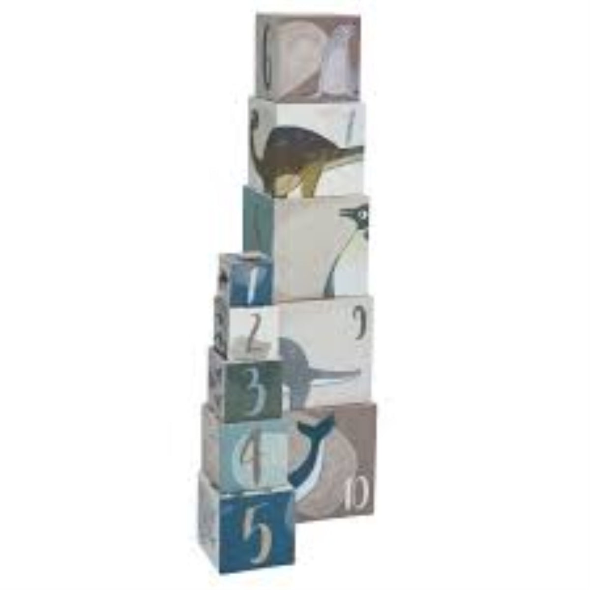 Sebra stacking blocks numbers/animals farm 10pcs