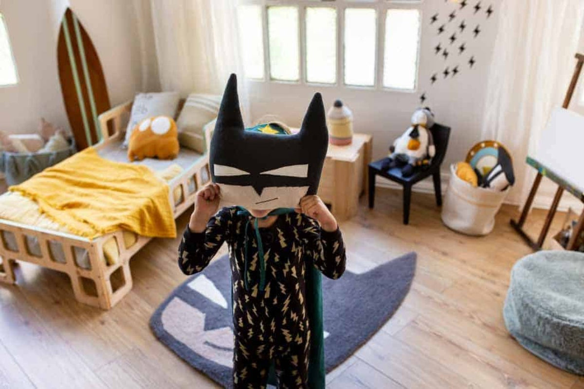 Lorena Canals knitted cushion BatBoy