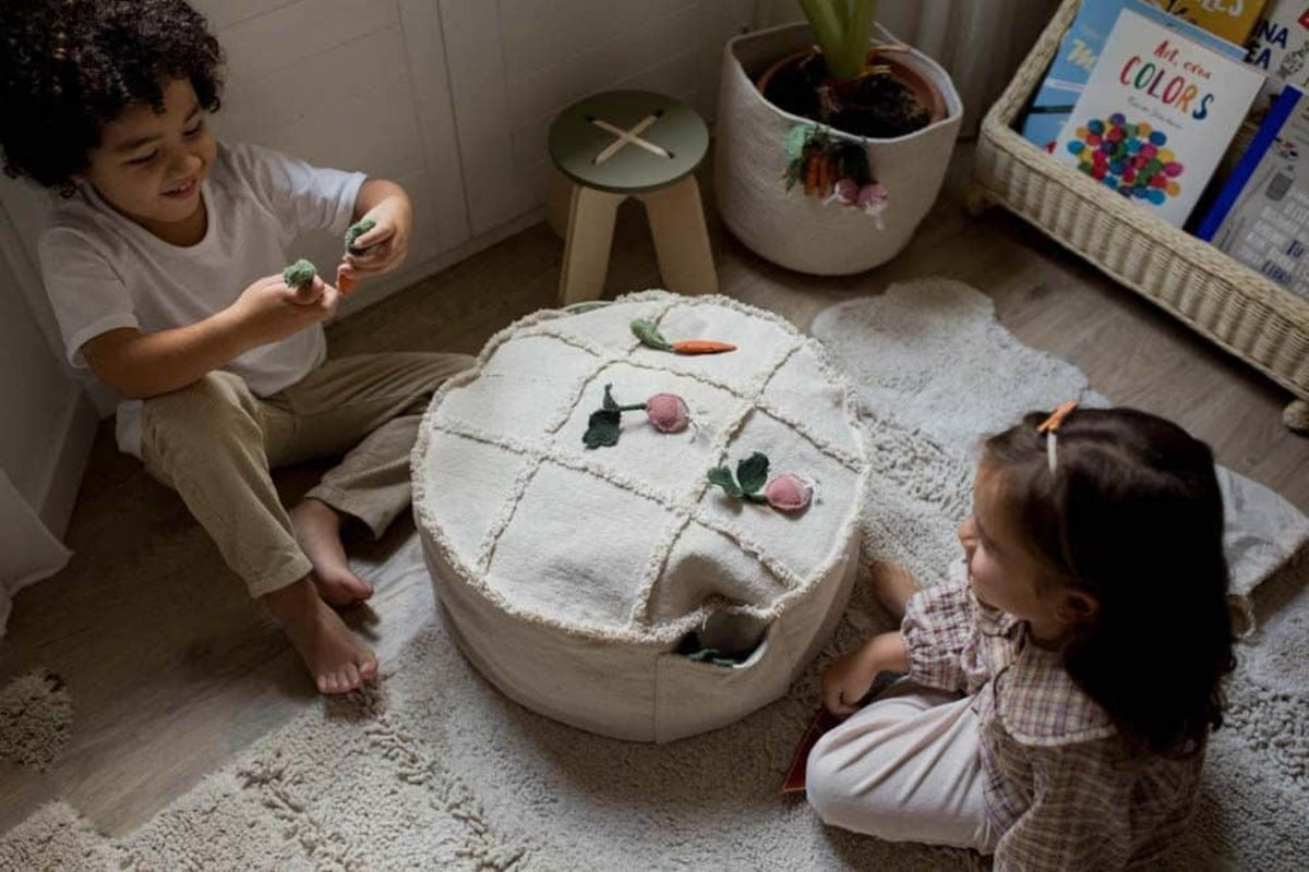 Lorena Canals pouf Tic-Tac-Toe