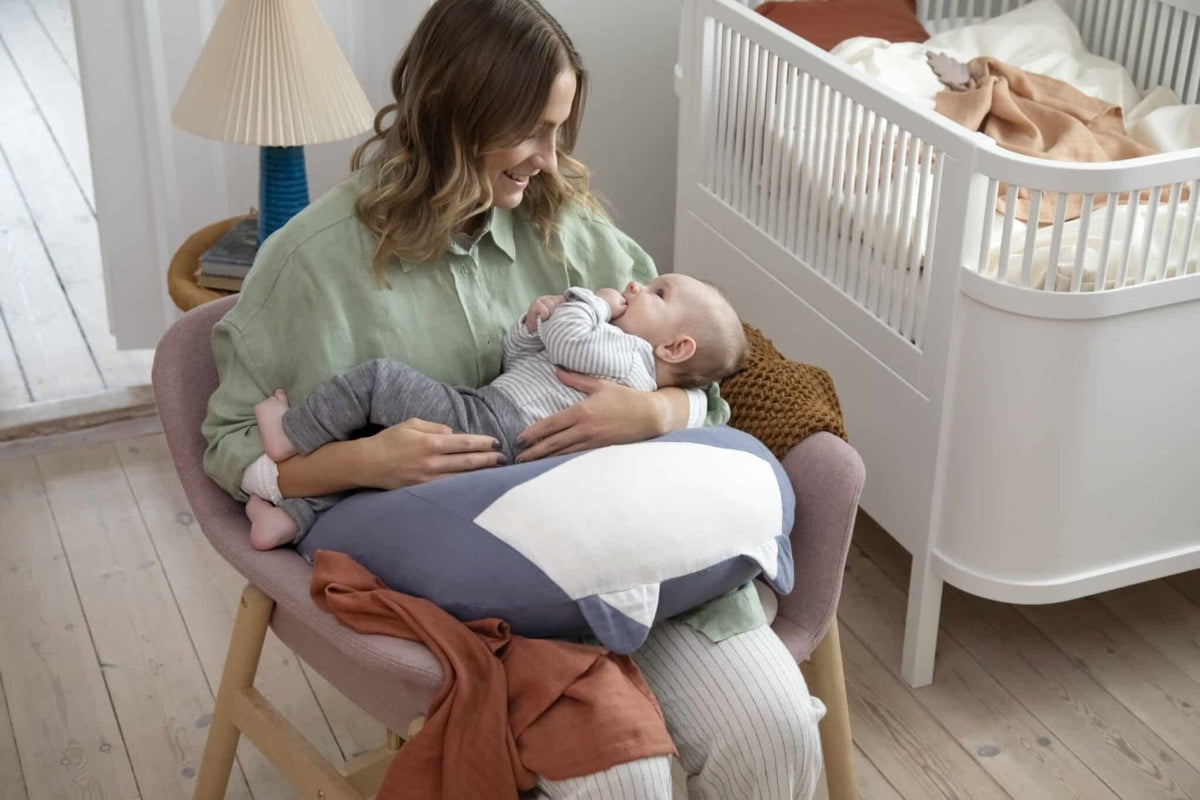 Sebra nursing pillow, Zappy the squirrel