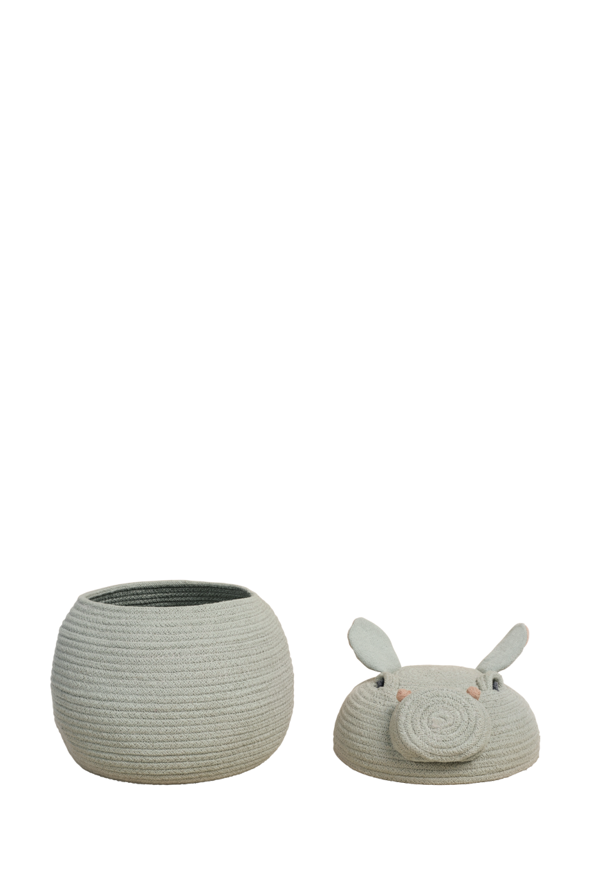 Lorena Canals basket Henry the Hippo