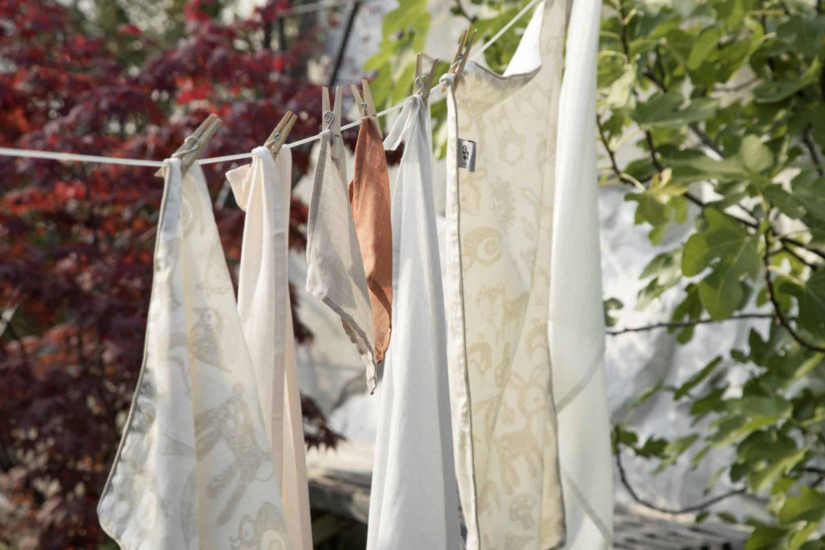 Sebra, linge de lit, bébé, imprimé autruche beige