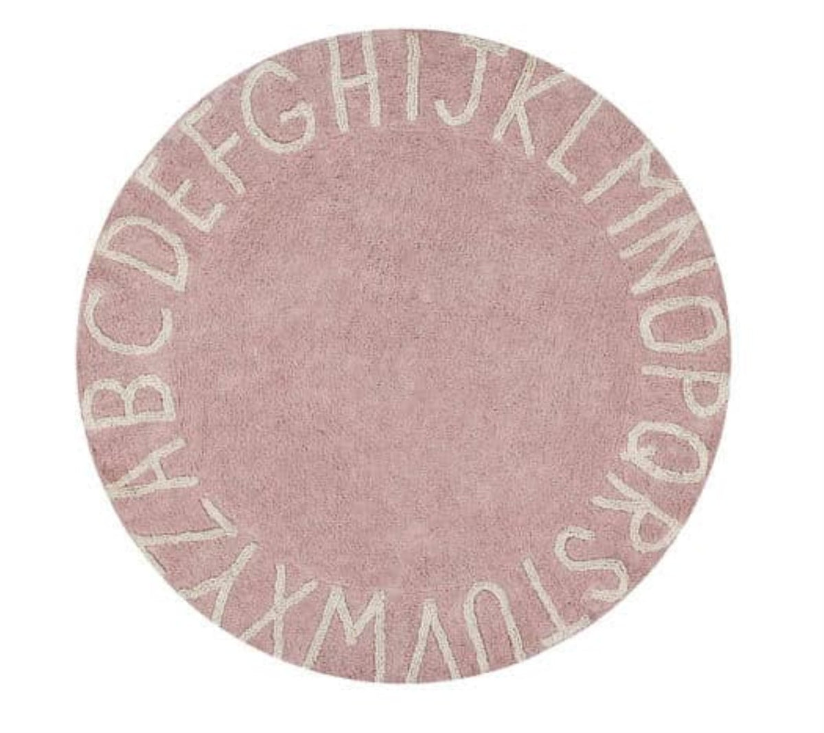 Lorena Canals Teppich Round ABC Vintage, Rosa