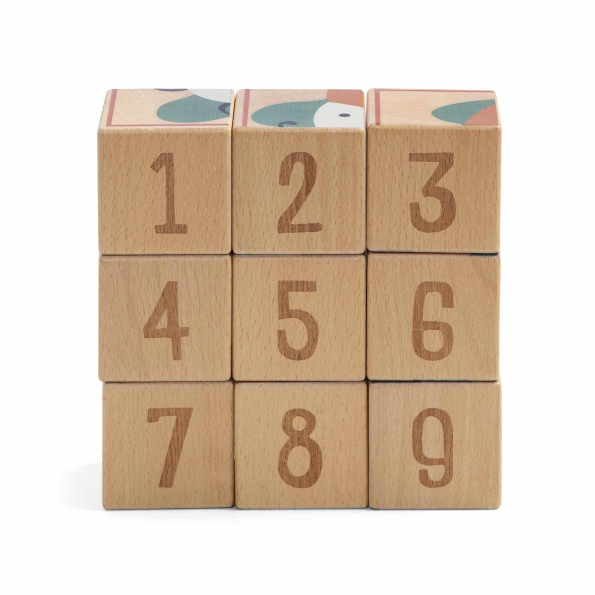 Sebra wooden cube puzzle