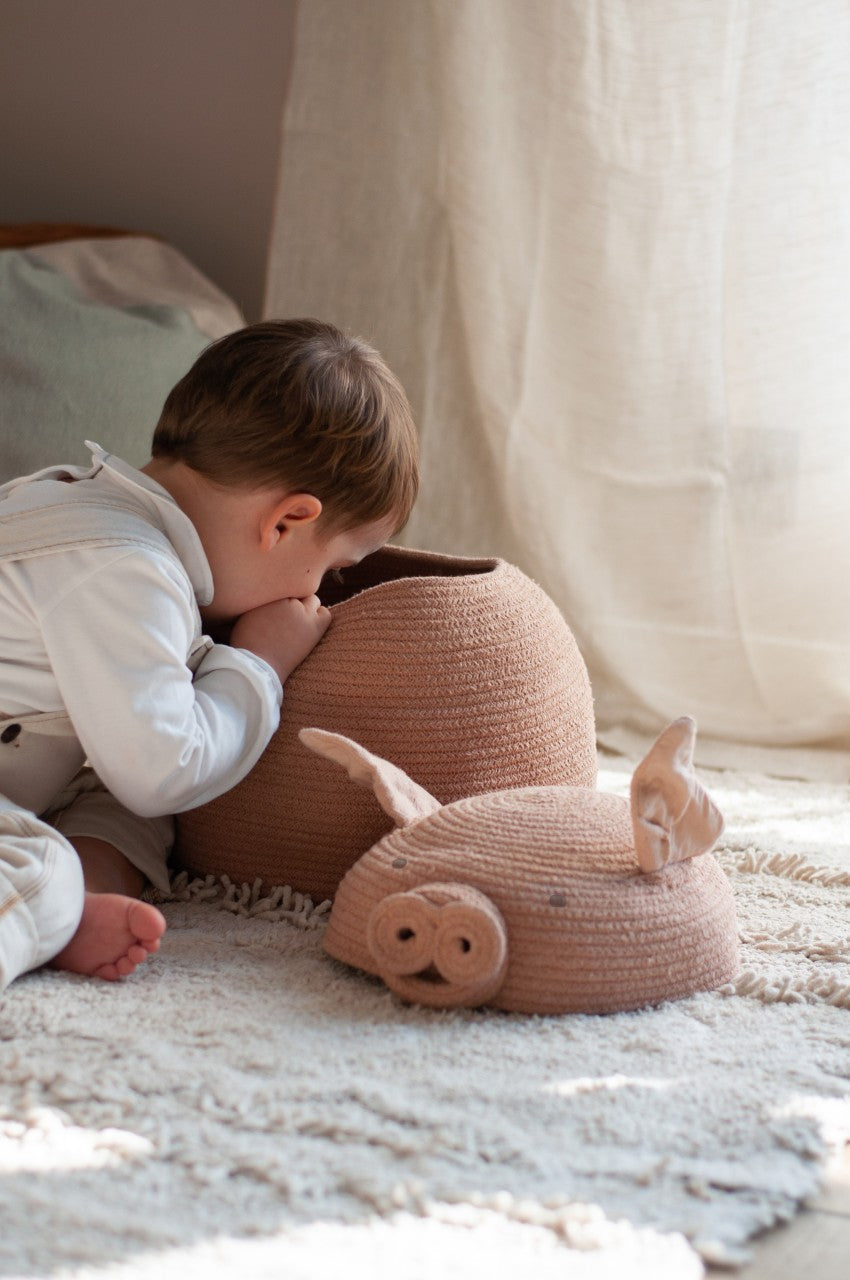 Lorena Canals Korb Peggy the Pig