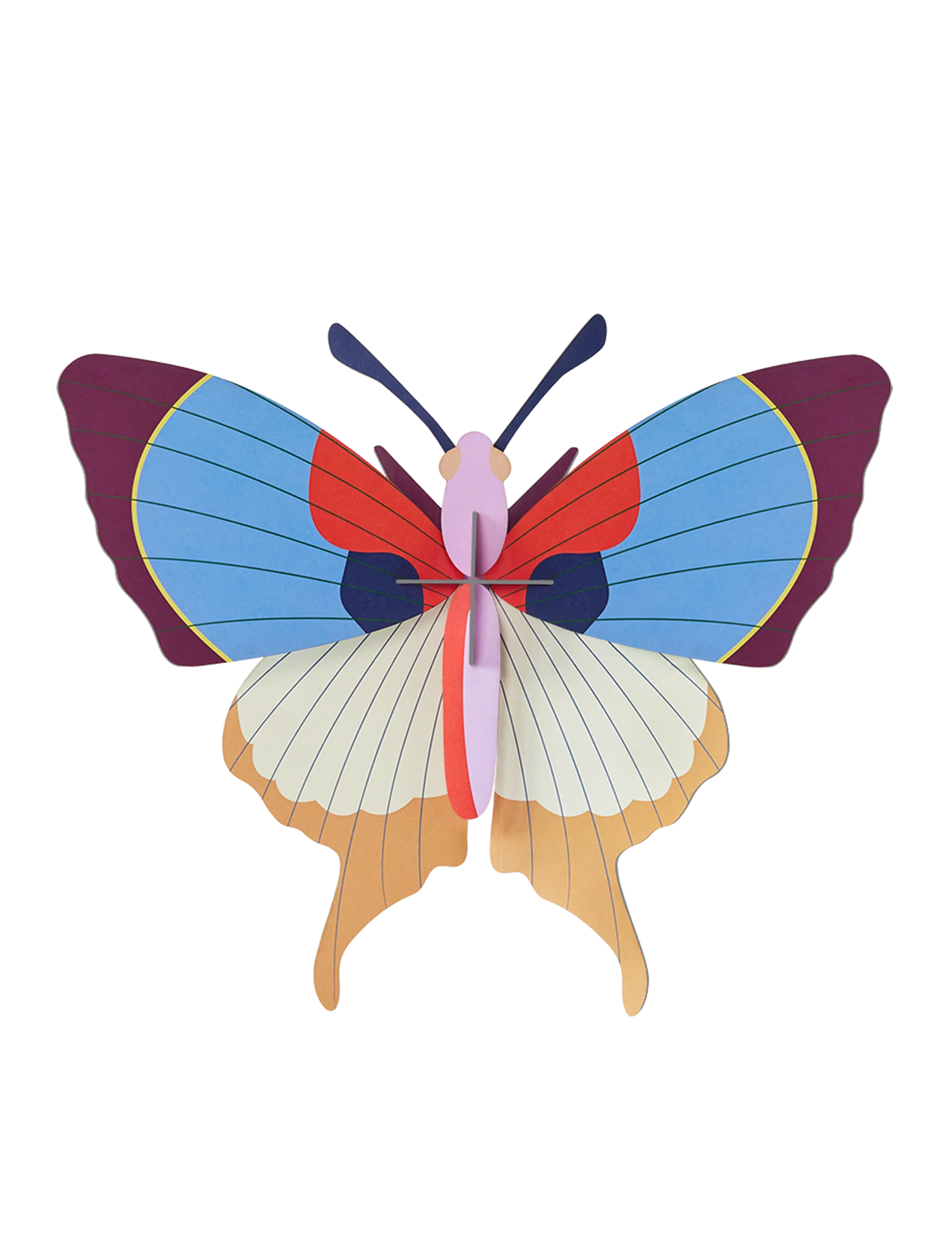 Studio Roof Plum Fringe papillon