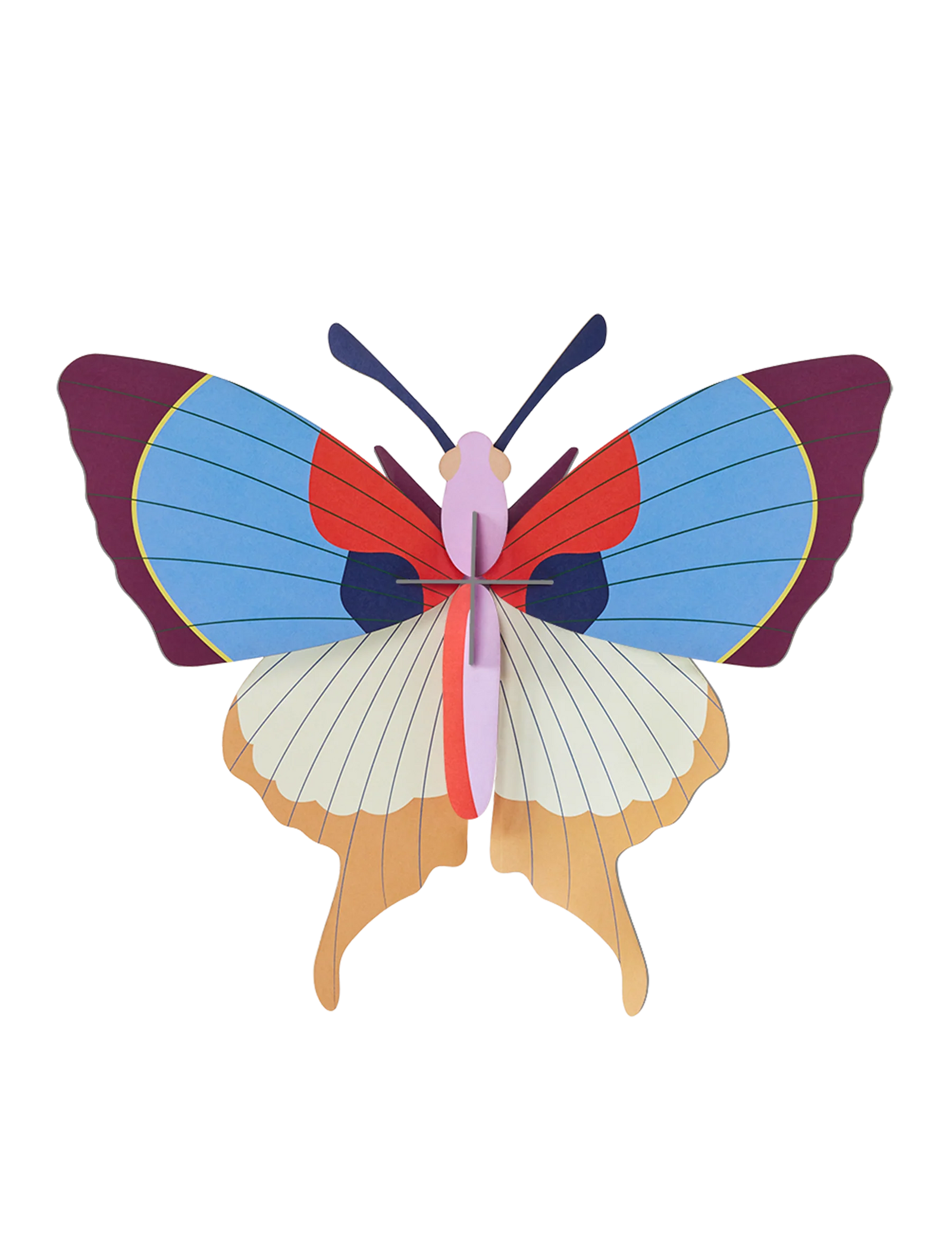 Studio Roof Plum Fringe papillon