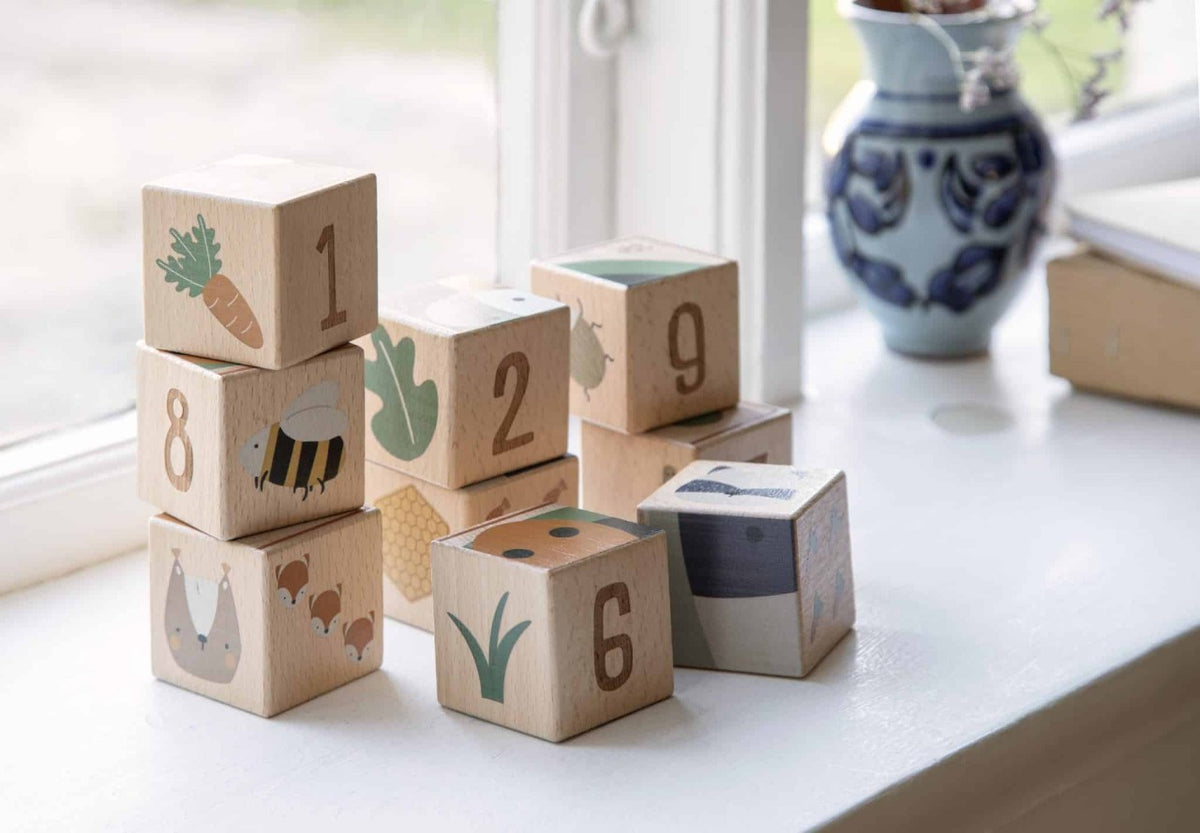 Sebra wooden cube puzzle