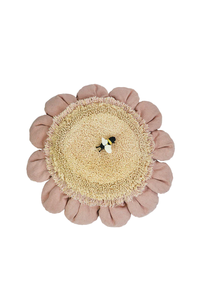 Lorena Canals Coussin d'assise Pink Daisy