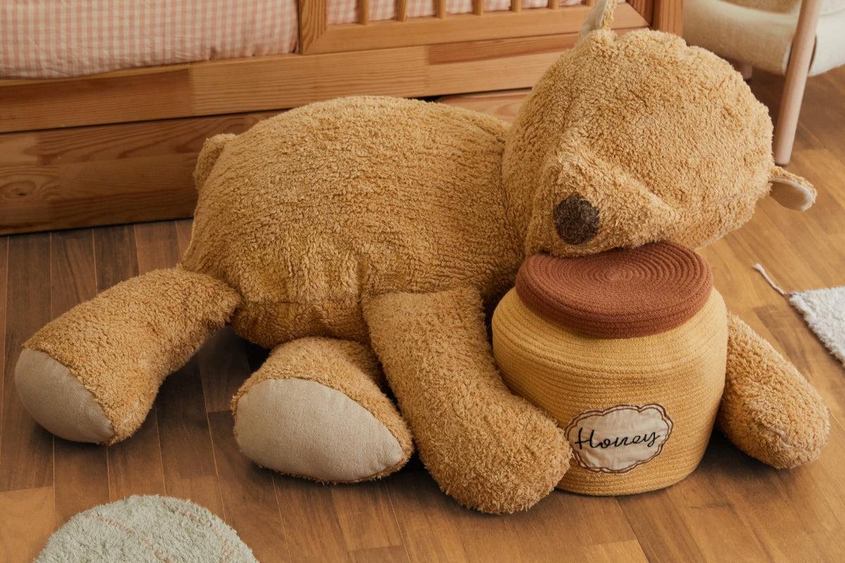Lorena Canals Pouf Sleepy Bear (Ours dormant)