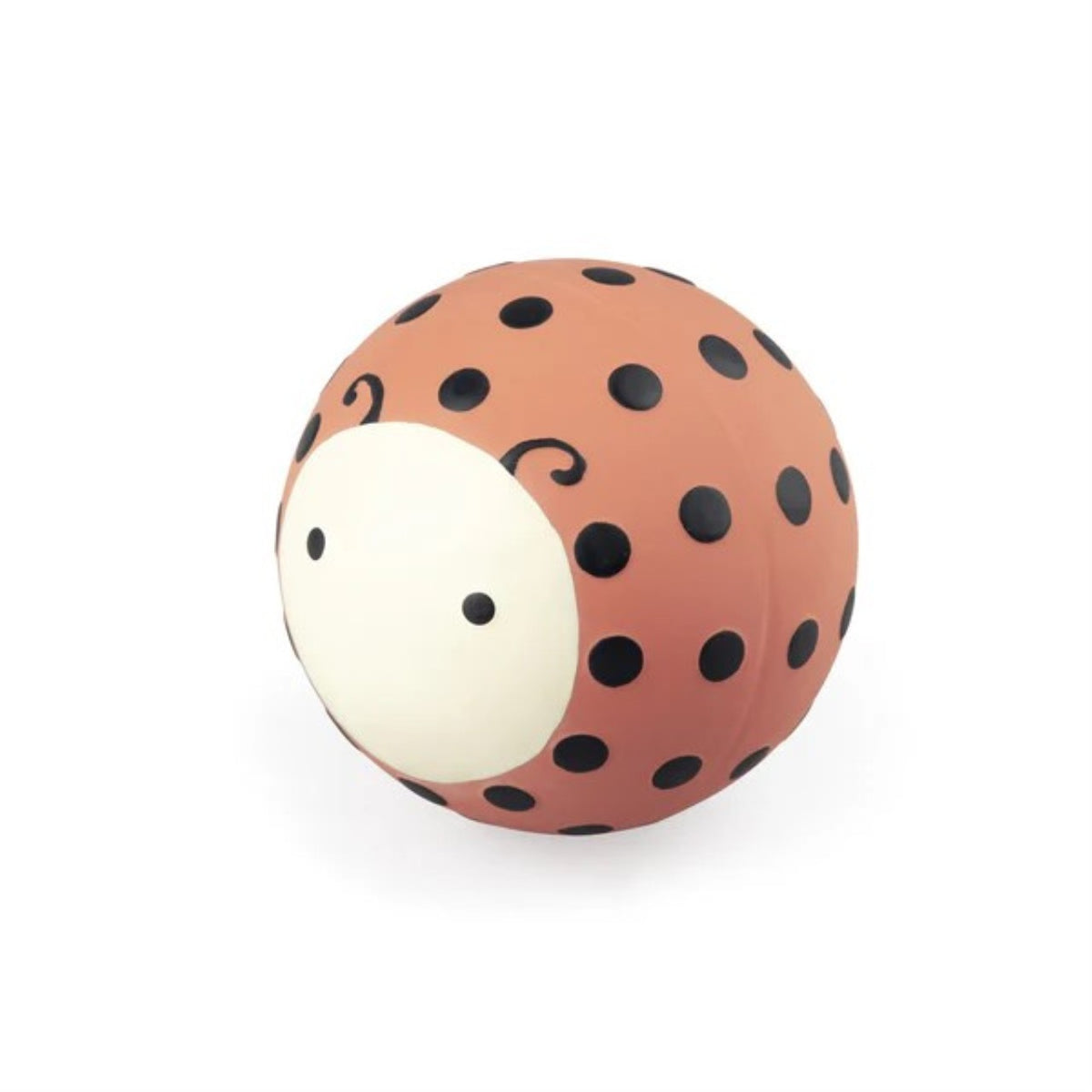 Sebra bath ball, ladybug Dusty Red