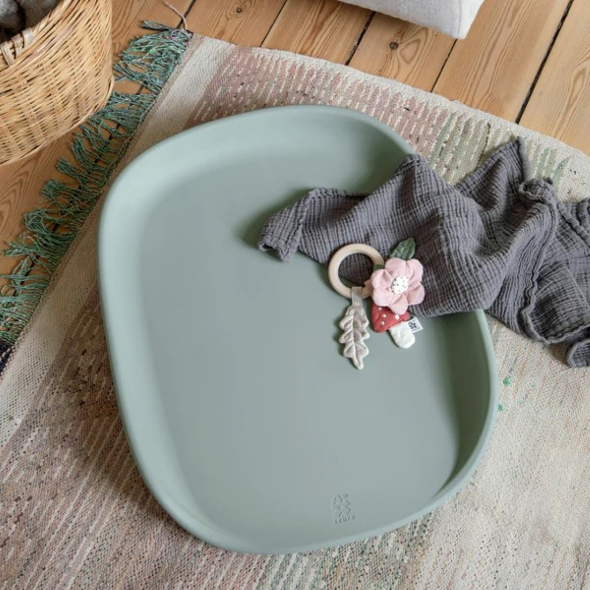Sebra Matelas à langer Seagrass Green