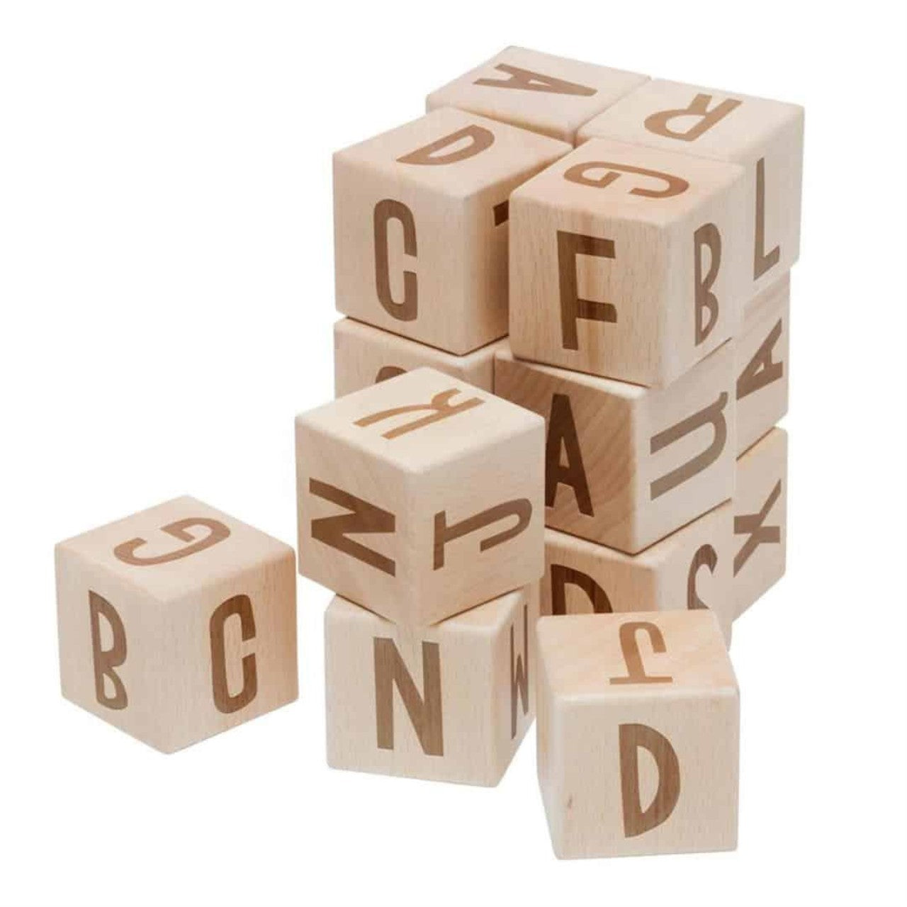 Set di blocchi di lettere Sebra da 16 pezzi.