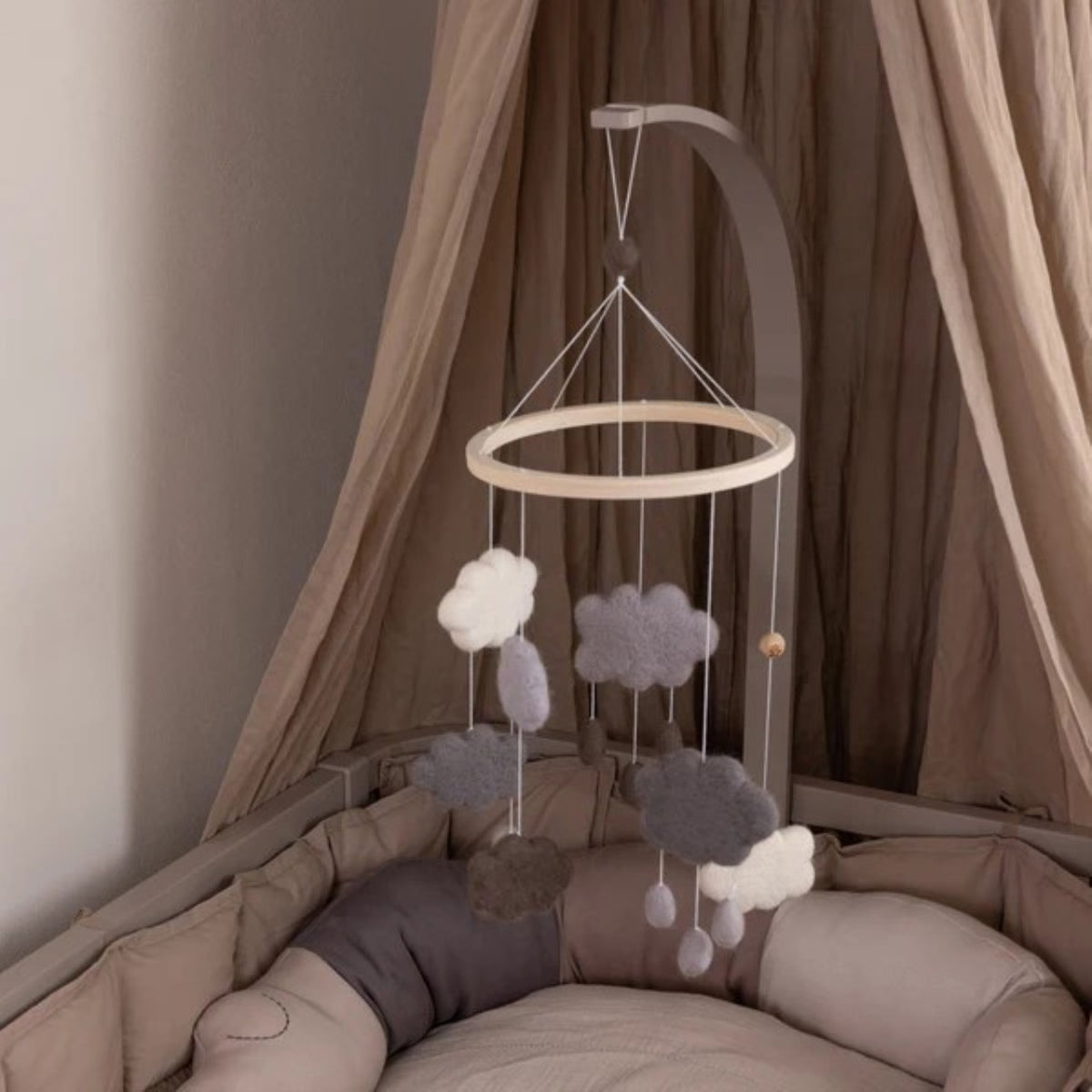 Sebra Mobile and canopy holder Jetty Beige