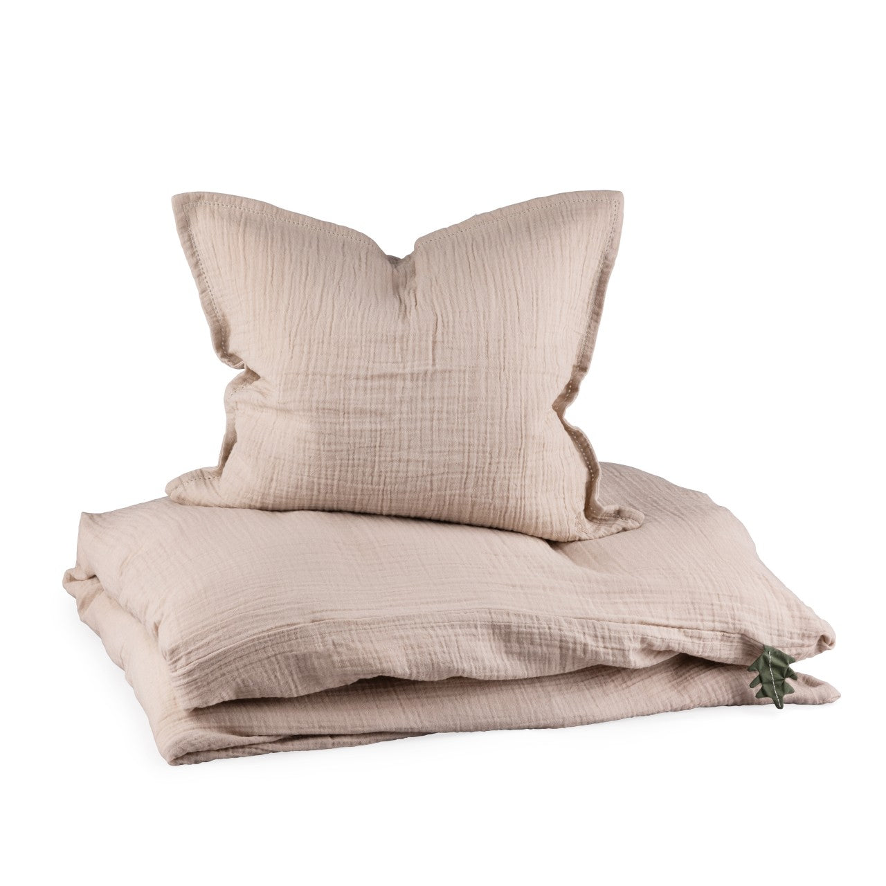 Sebra bed linen muslin, Junior Seabreeze Beige