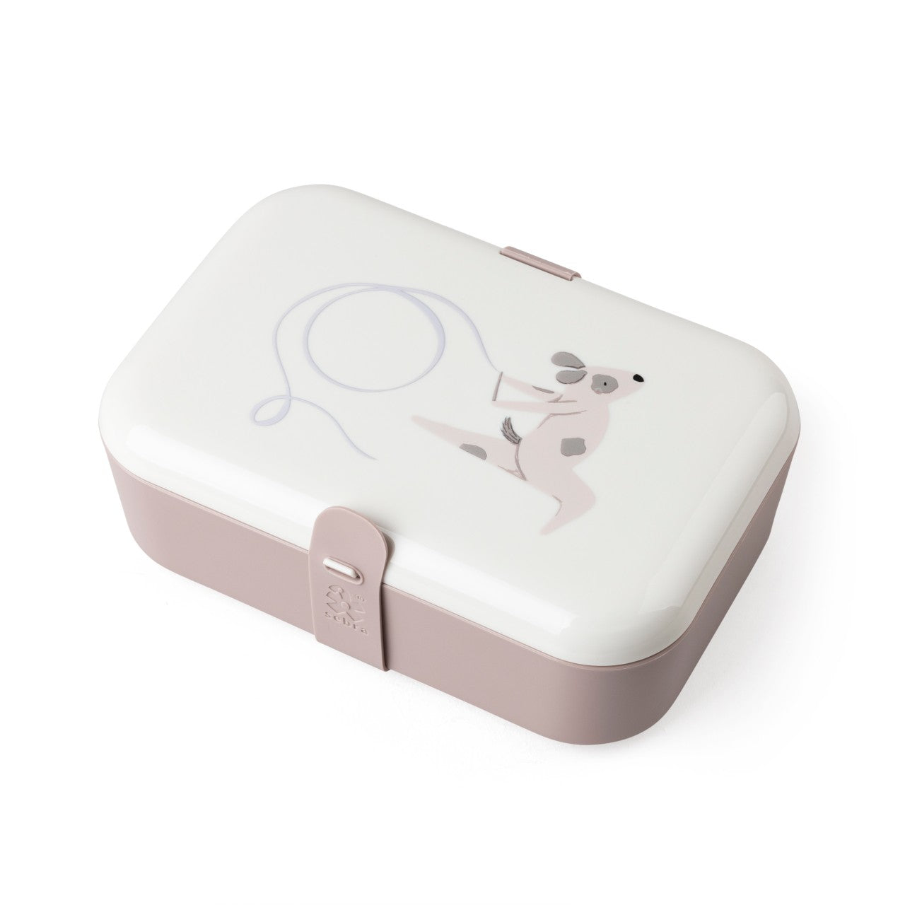 Sebra Lunchbox mit Silikonband Powder Rose