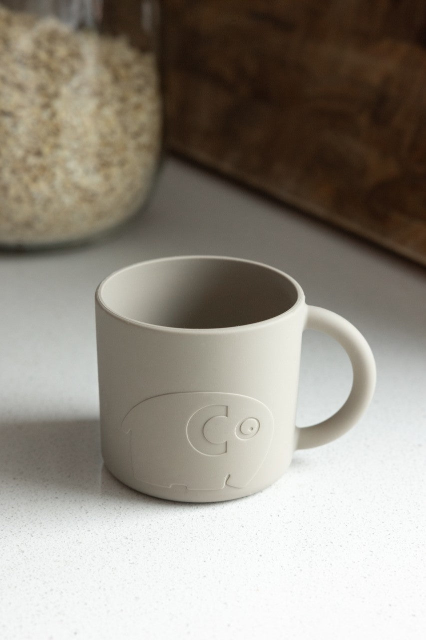 Sebra silicone cup Elephant Jetty Beige