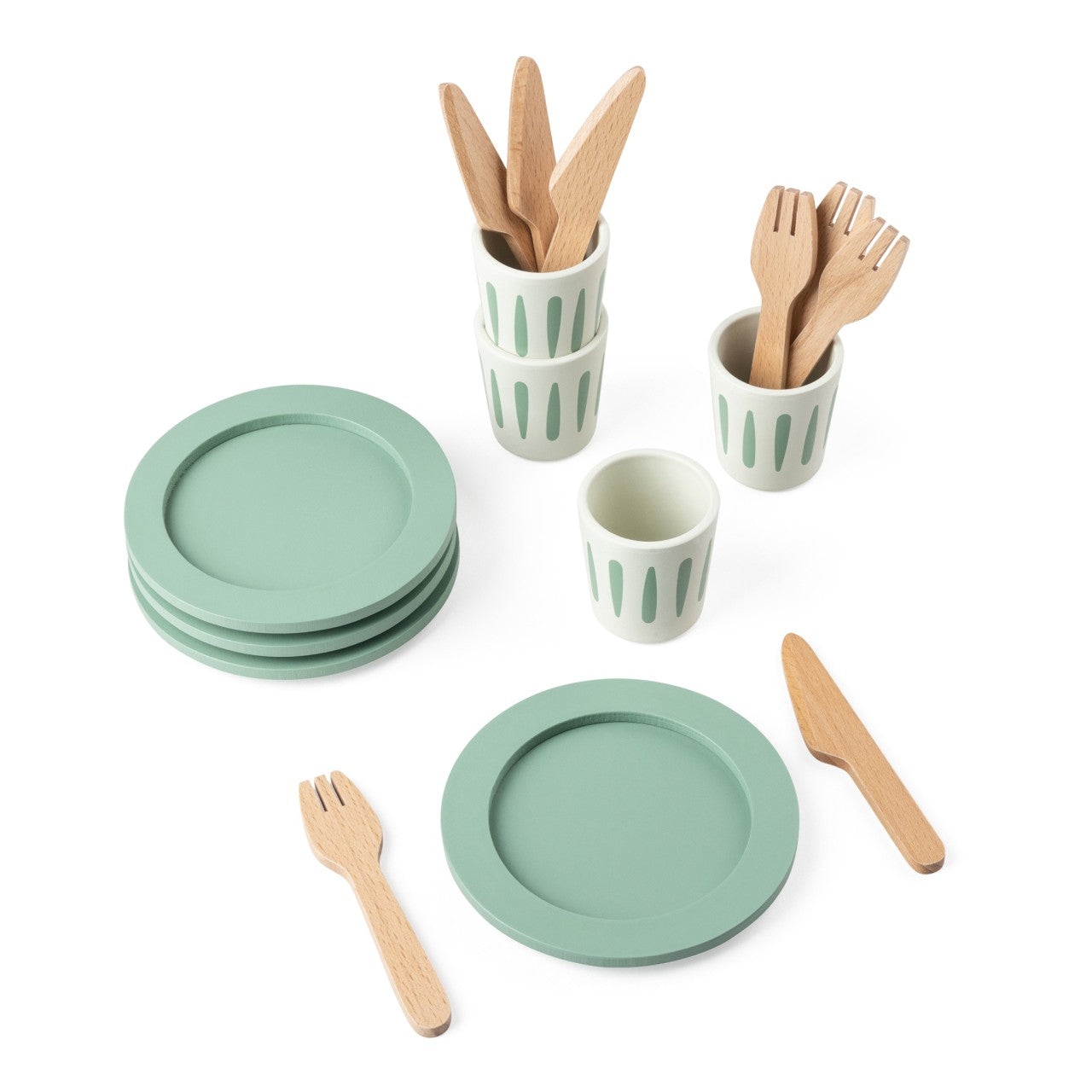 Set di stoviglie Sebra per 4 persone