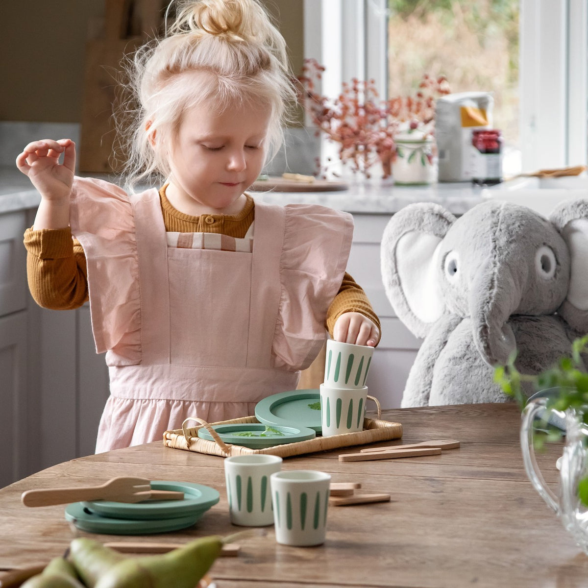 Sebra tableware set for 4