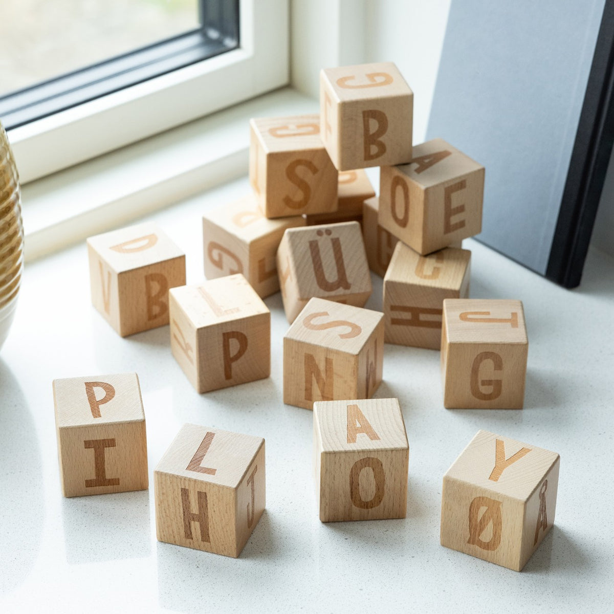 Sebra Blocs de lettres Set de 16 pcs.