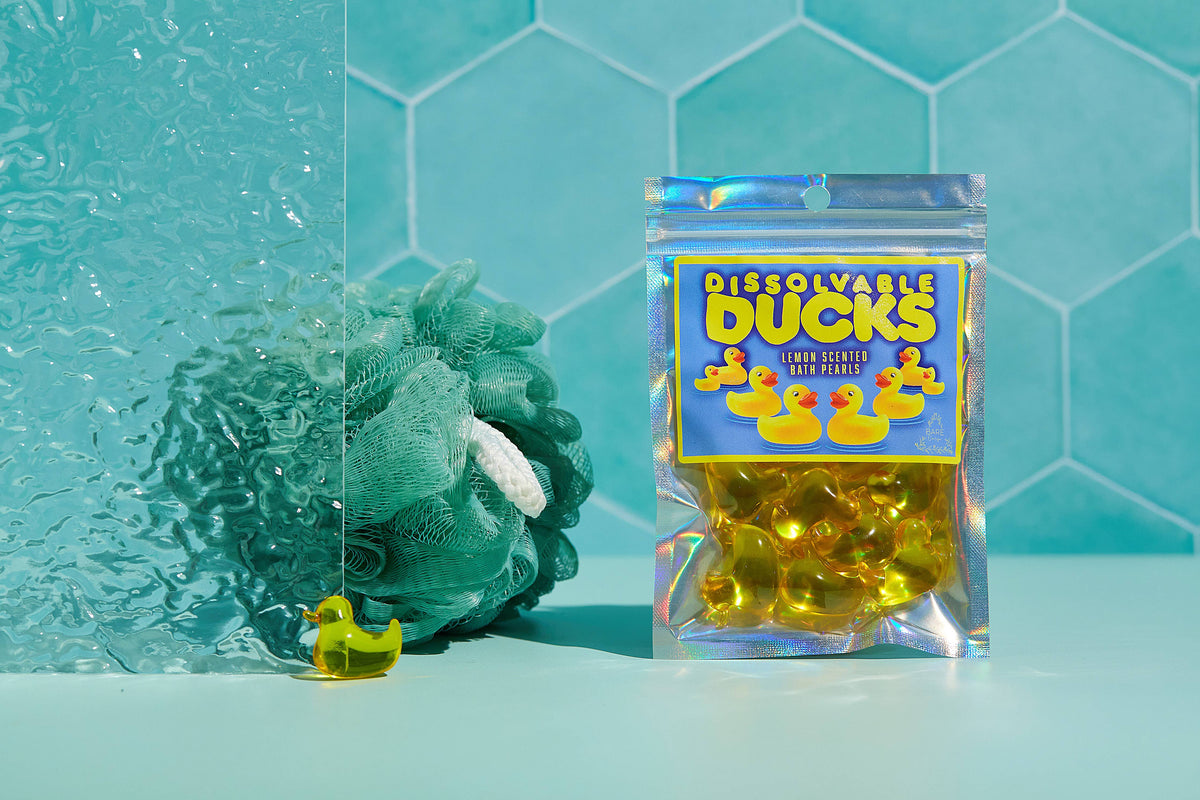 Bare Boutique Enten Badeperlen Zitrone 10 Stück