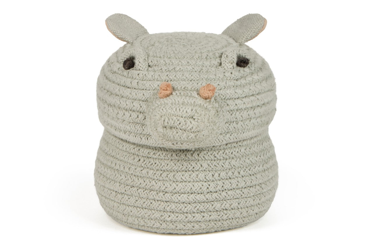 Lorena Canals mini basket Henry the Hippo
