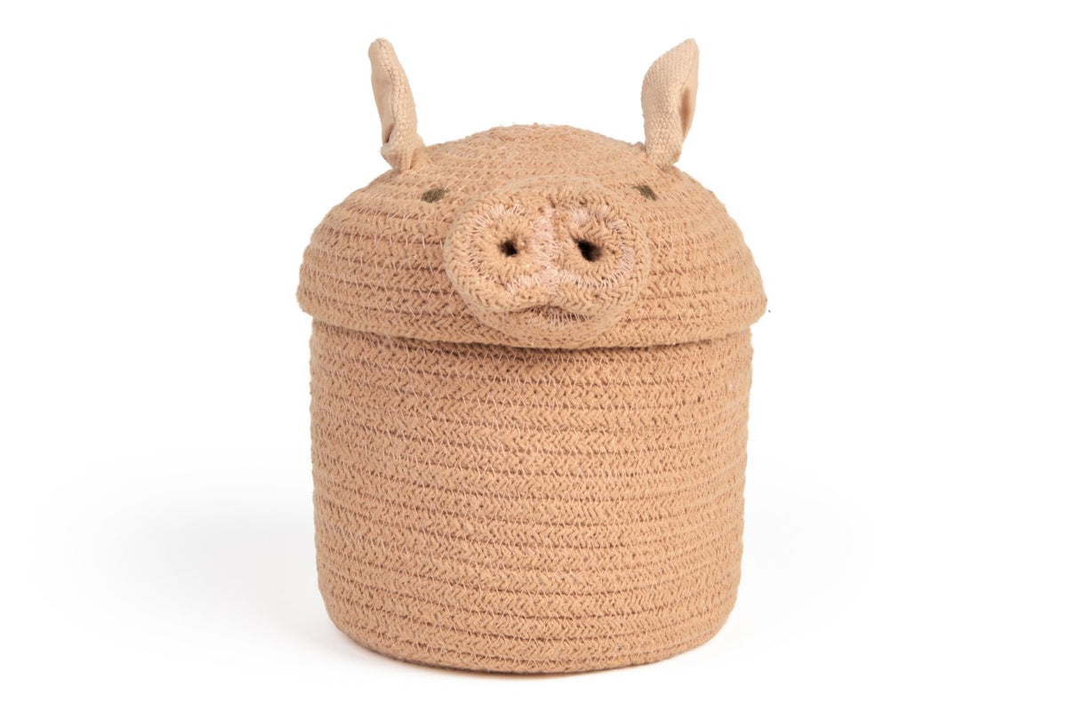 Lorena Canals Mini Korb Peggy the Pig
