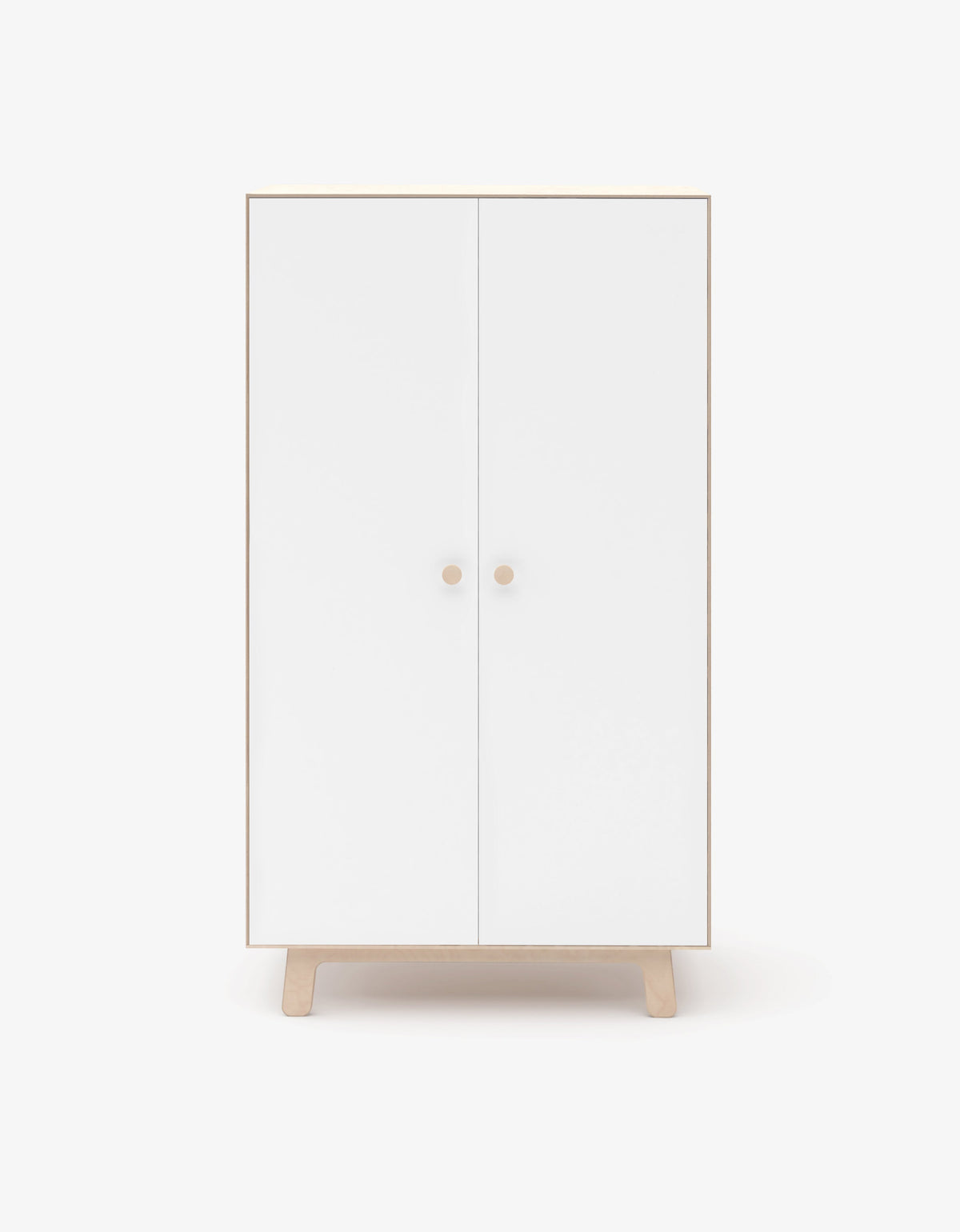 Oeuf NYC Sparrow closet, birch / white