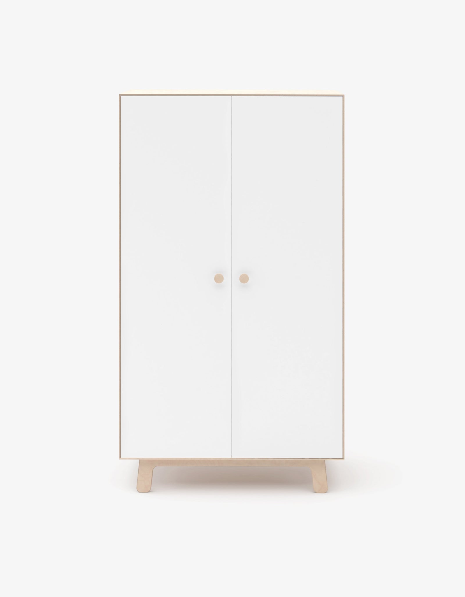 Oeuf NYC Sparrow Armoire, bouleau / blanc