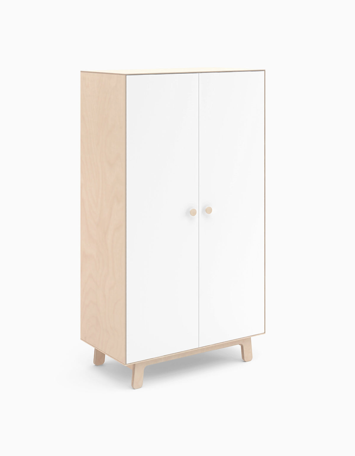 Oeuf NYC Sparrow closet, birch / white