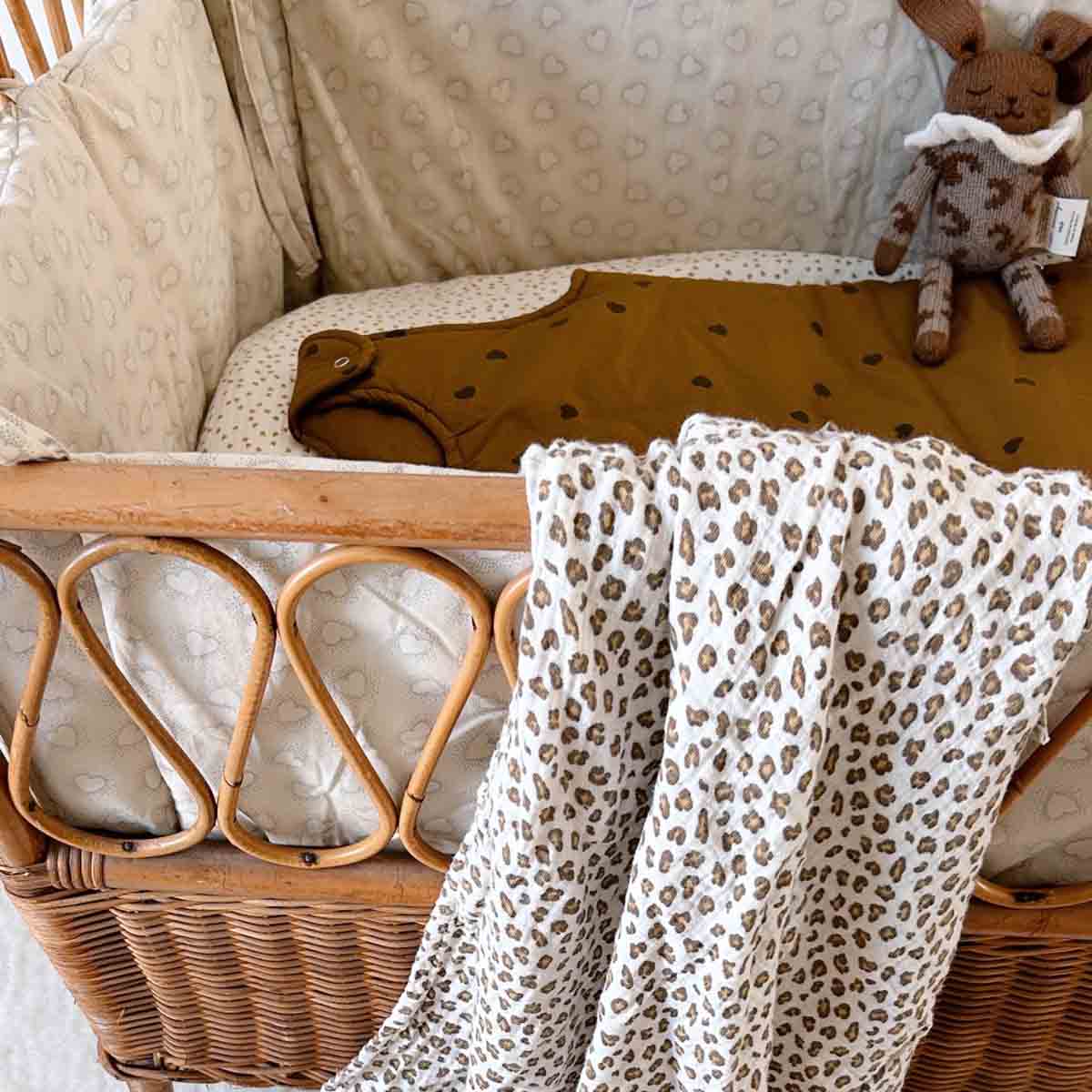Rose in April Bianca Mini Nuschi Leopard Beige