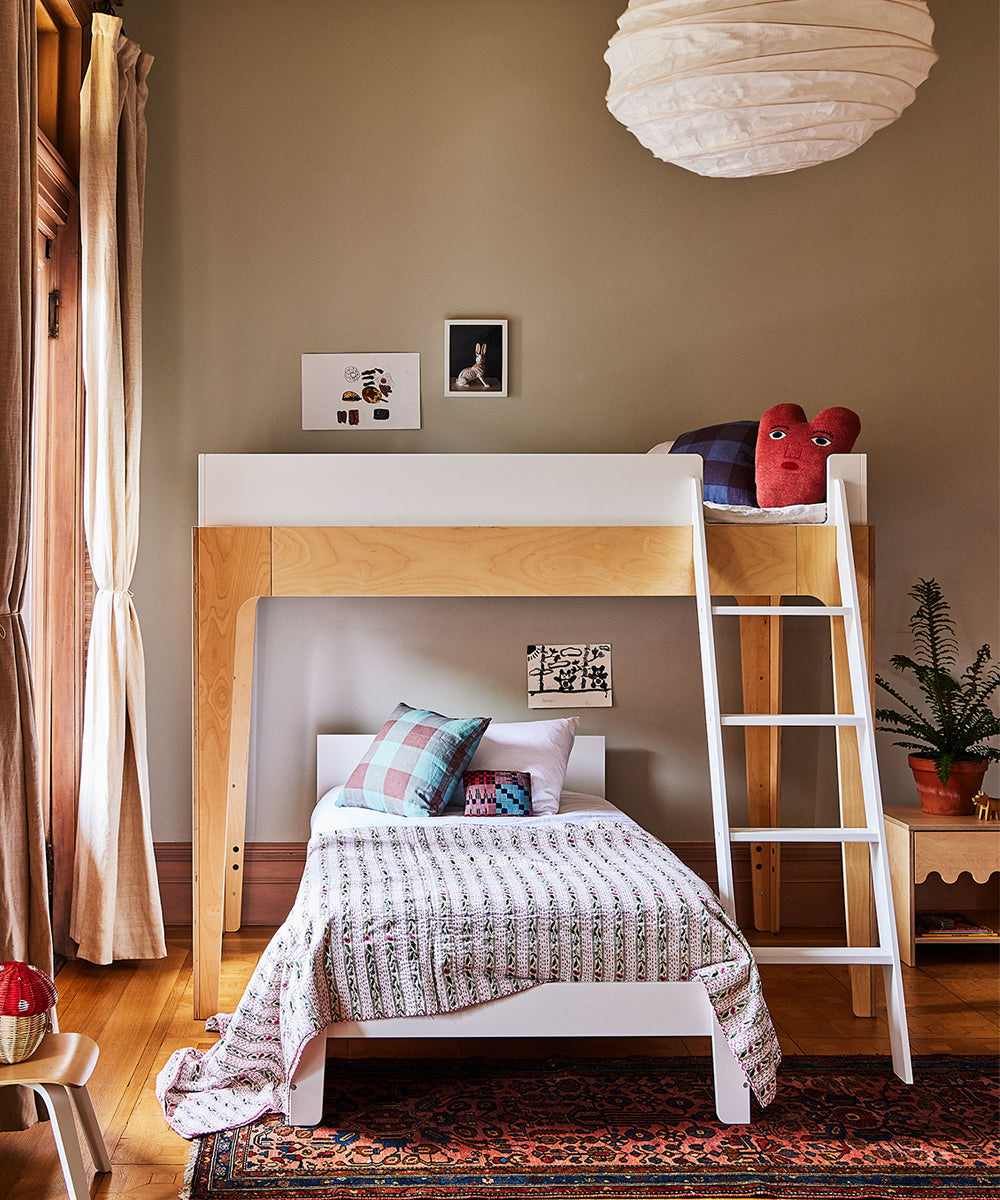 Oeuf NYC Perch Einzelbett, Weiss
