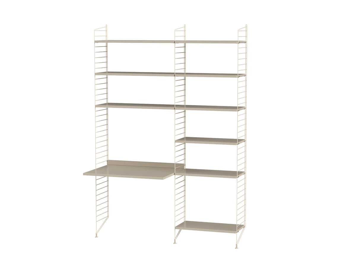 String Furniture Camera dei bambini D Beige / Sistema di scaffalature beige