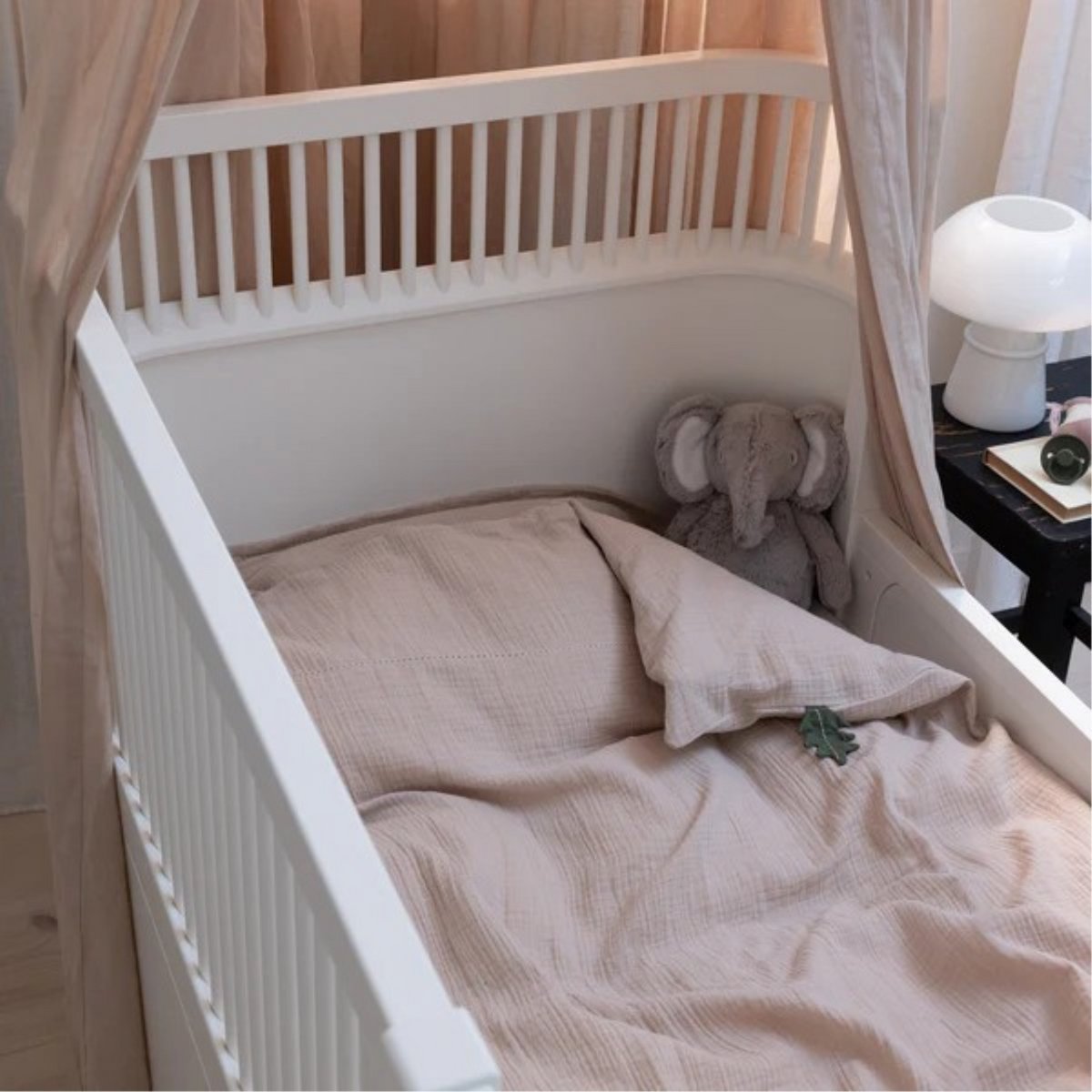 Sebra bedding, baby, muslin Seabreeze Beige