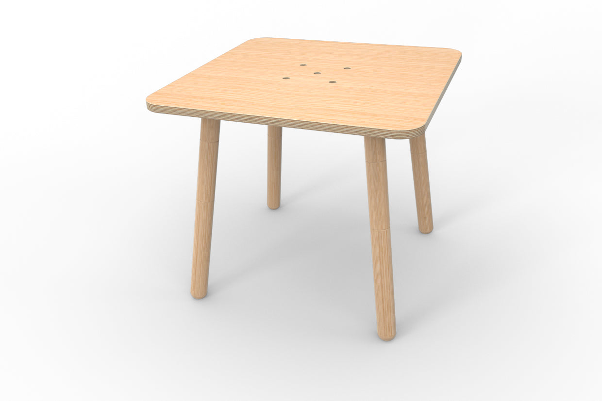Pure Position growing table square Kindertisch Buche geölt