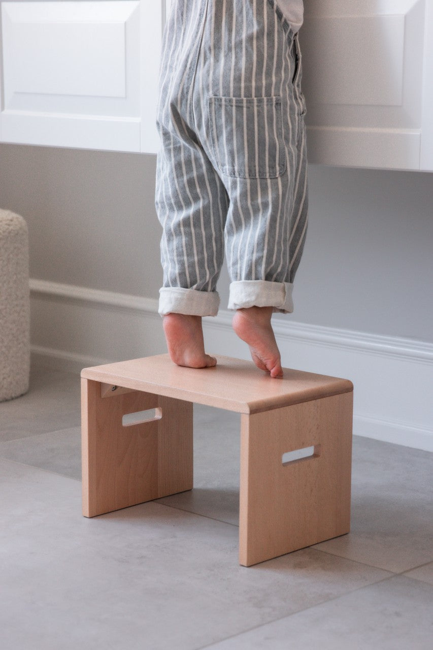 Sebra step stool Classic Wooden edition