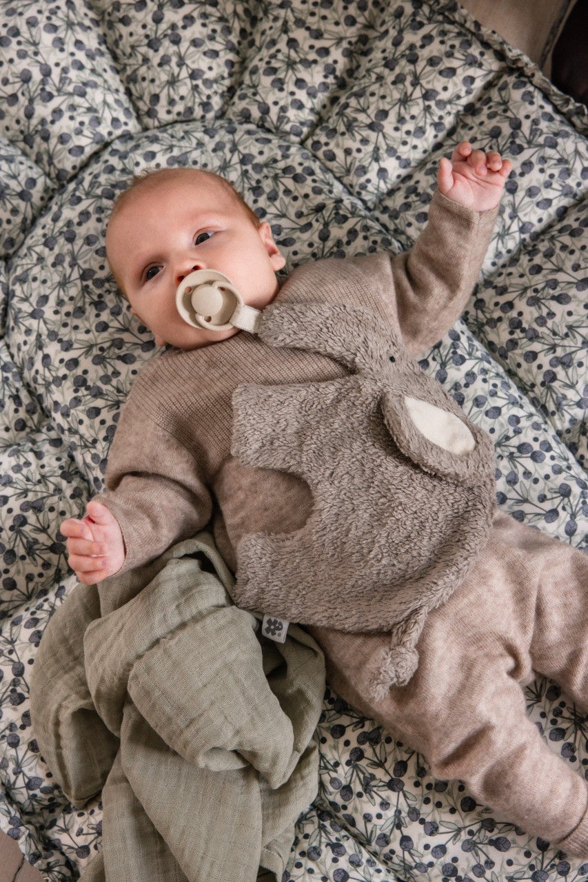 Panno per coccole e portaciuccio Sebra, Fanto Classic Grey