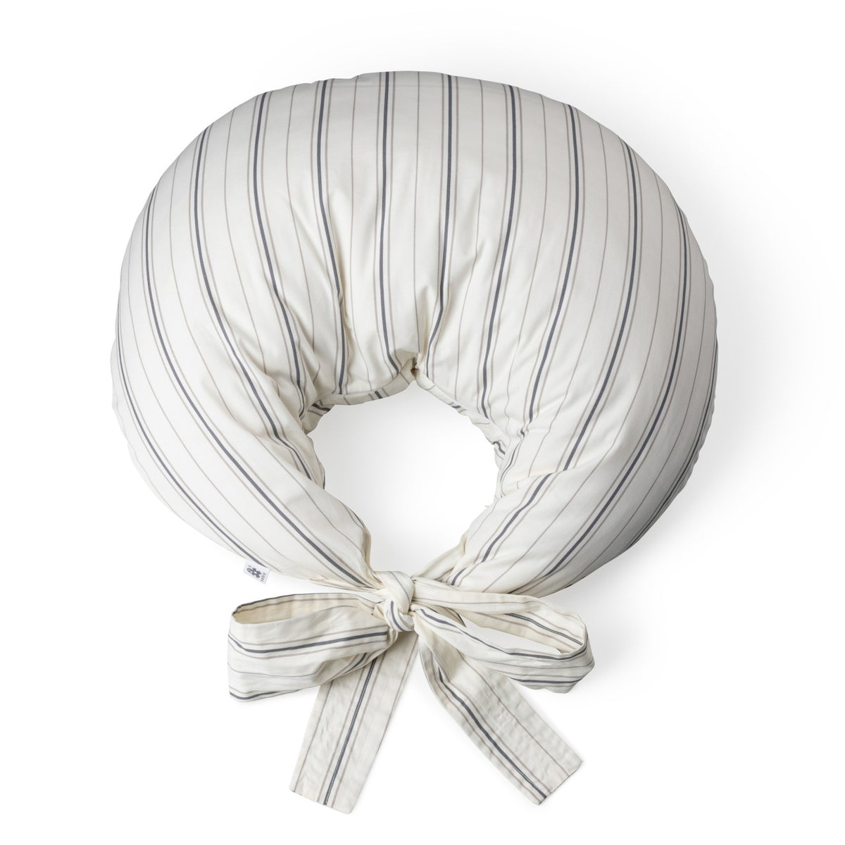 Sebra nursing pillow, organic cotton Classic Cream Stripe