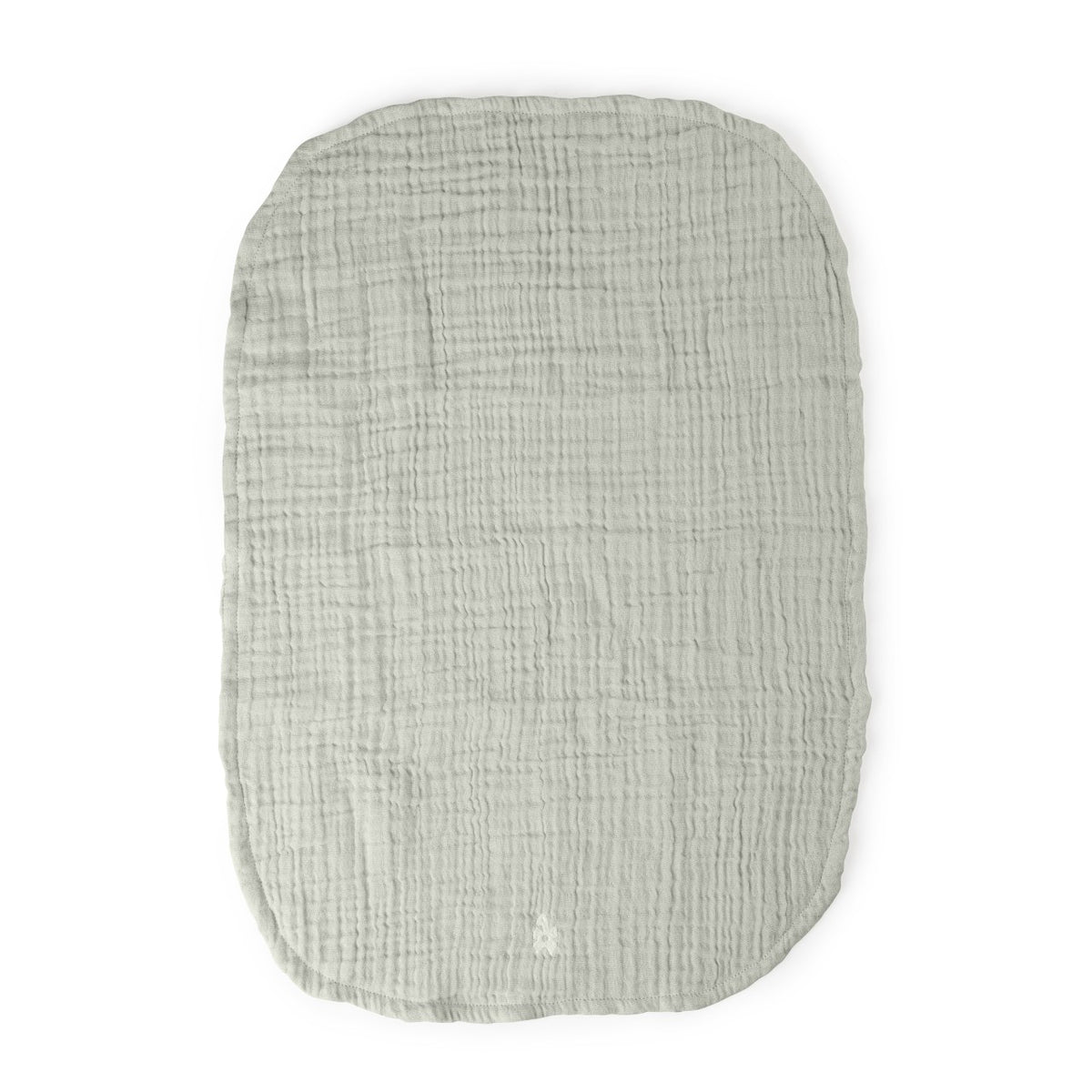Sebra Matelas à langer 6 couches, Mousseline Uni, lot de 2 Classic Green