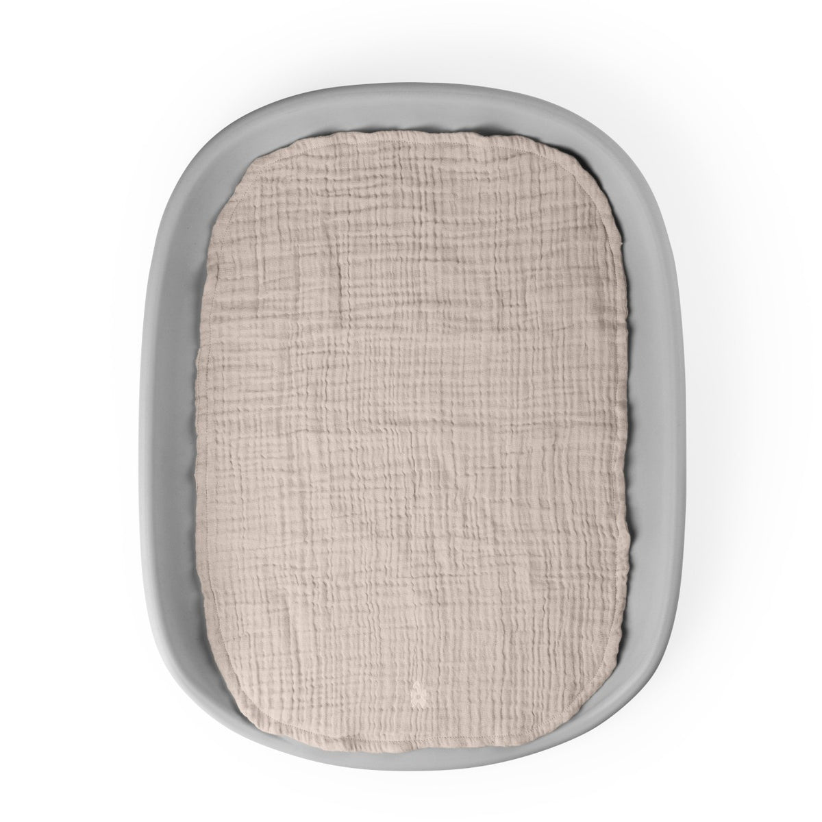 Sebra changing mat 6-ply, muslin plain, set of 2 Classic Beige
