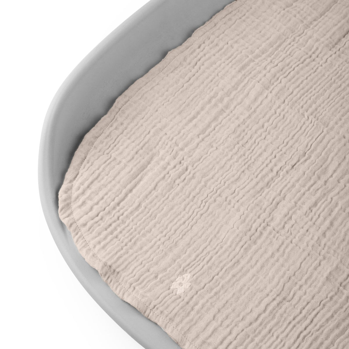Sebra changing mat 6-ply, muslin plain, set of 2 Classic Beige
