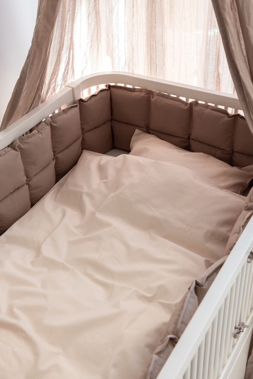 Sebra, linge de lit, bébé, Uni Classic Birchbark Rose