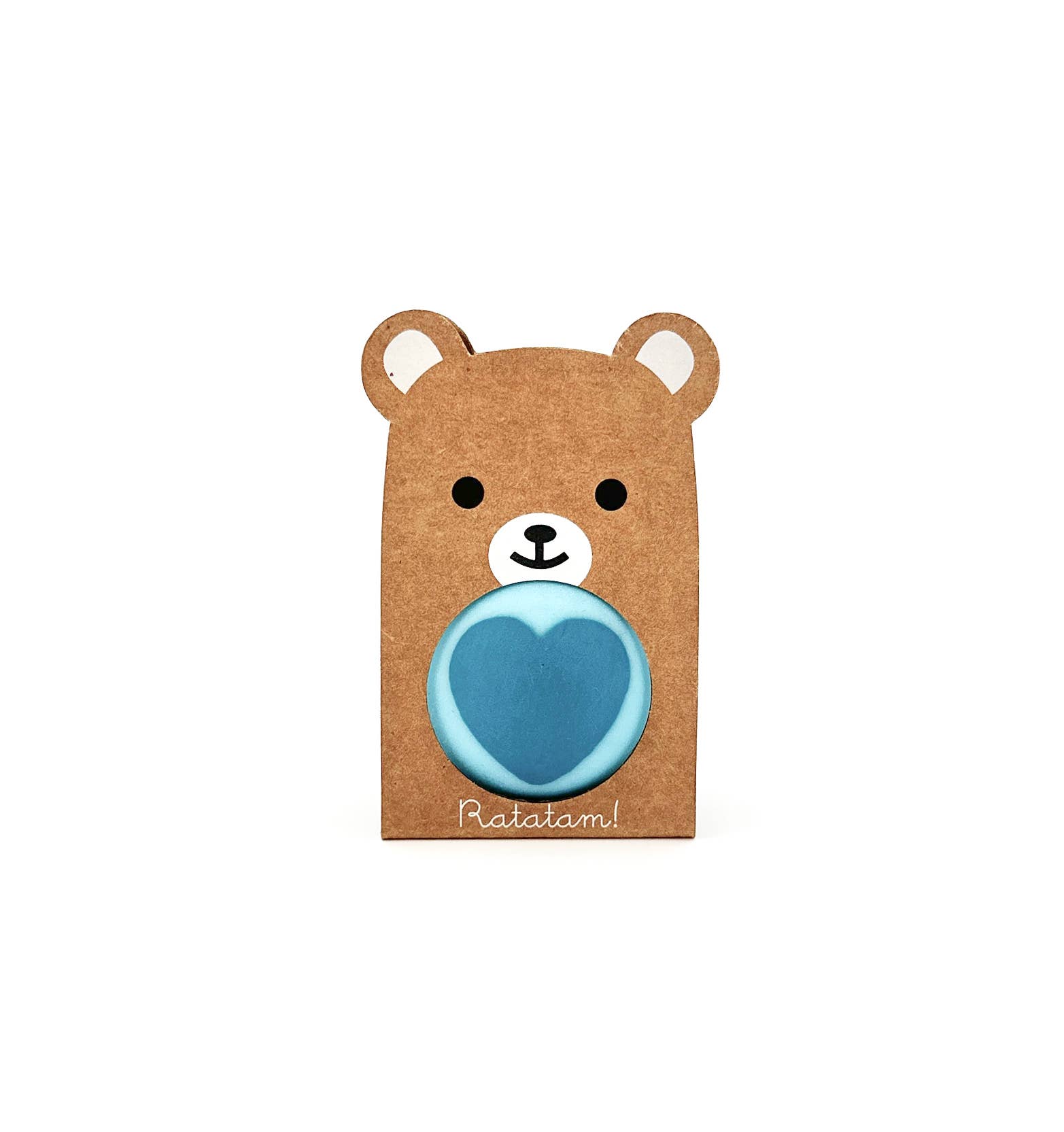 Blue bouncy ball bear