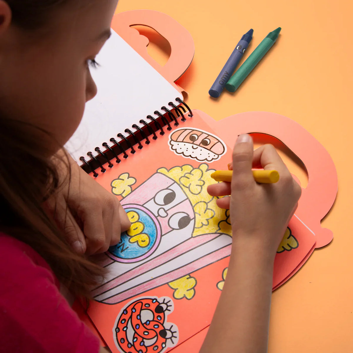 OMY coloring and sticker book Yummi
