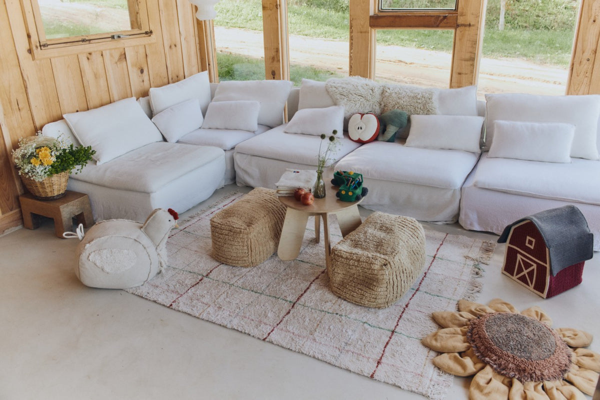 Lorena Canals Pouf Botte de foin