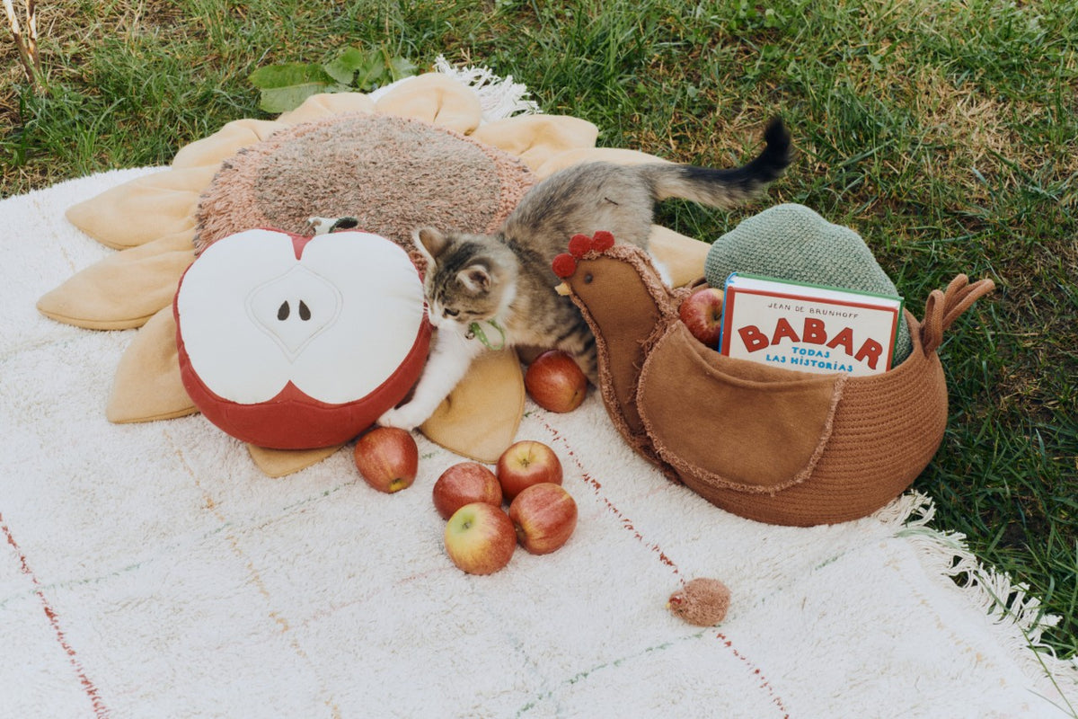 Lorena Canals cushion apple