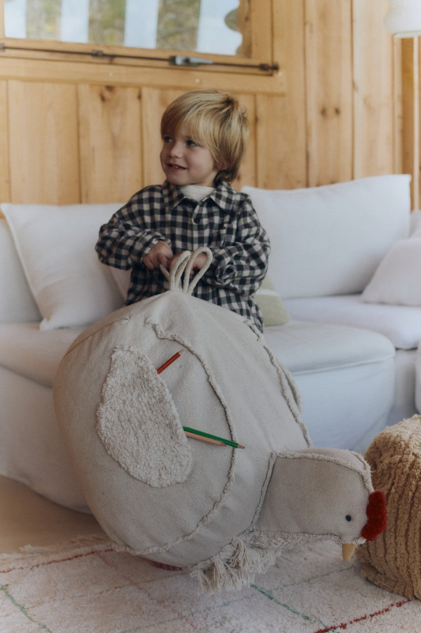 Lorena Canals Pouf Huhn